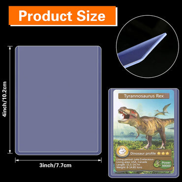 Transparent PVC Plastic Card Sleeves Game Trading Sports Cards Hard Plastic Protective Holders Cases 25pcs