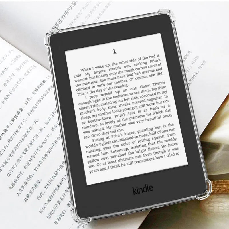Durable Transparent Silicone Case for Amazon Kindle Paperwhite 11 3 2 1 E2110th 7th 6th 5th Generation 6inch Cover