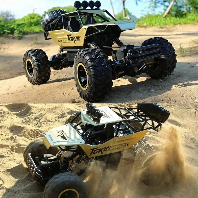 Off Road 4x4 Remote Control RC Cars 4WD 2WD Car Radio Buggy Truck Racing Drift with Led Lights Toys Gift for Boys Girls Children Kids