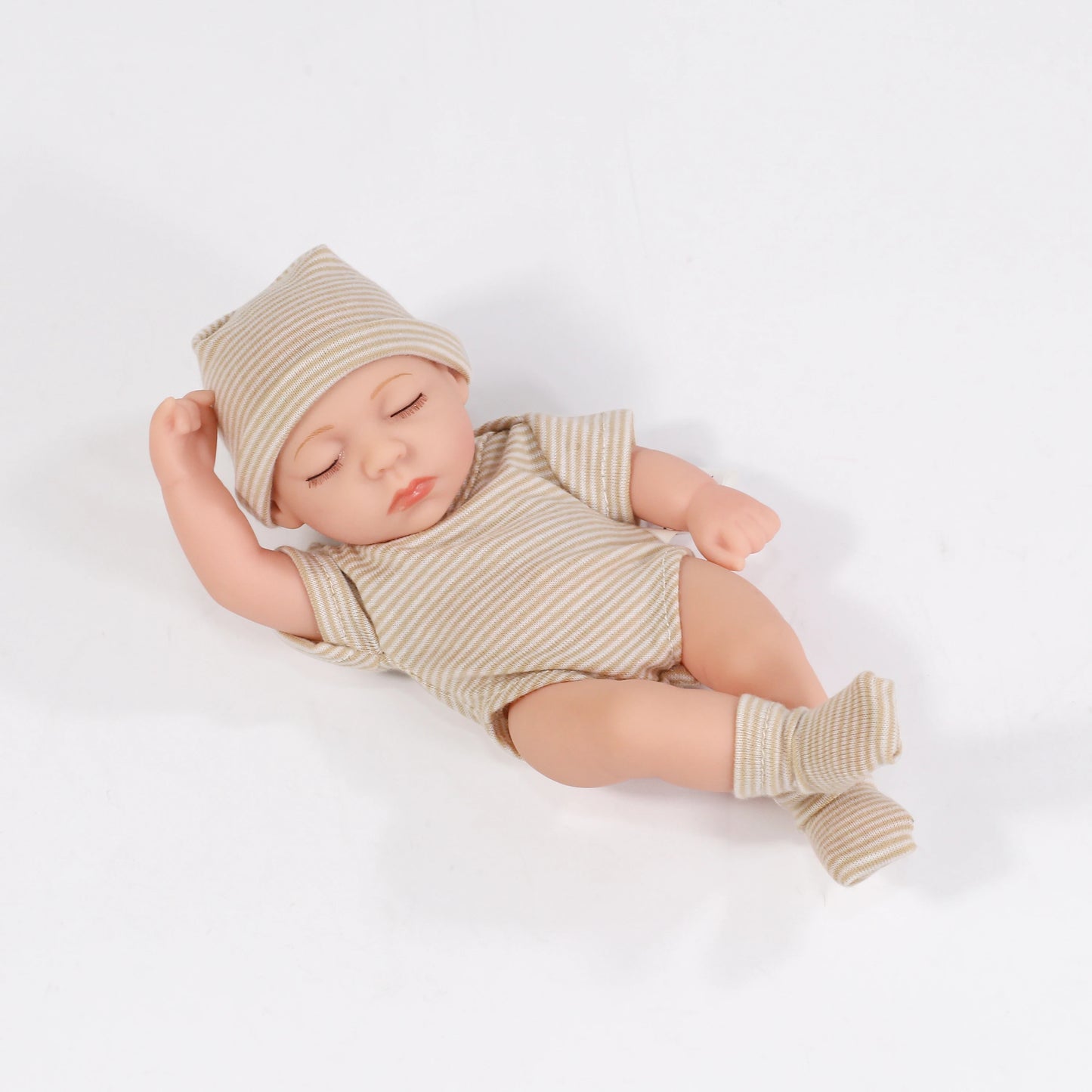 Cute Dress Up Silicone Baby Doll Toys Waterproof Vinyl Bebe Cute Mini Reborn Doll For Girls Birthday Great Gift 20cm