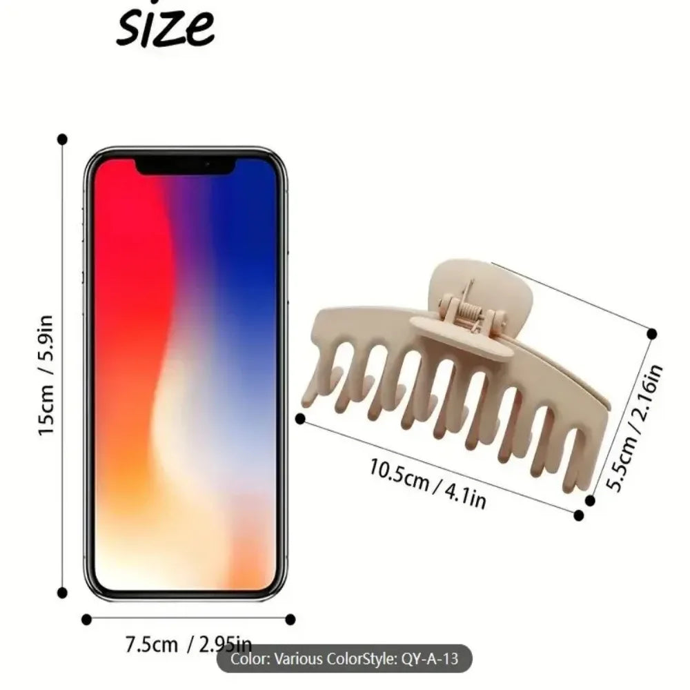 Fashion Women's Hair Claw Clips Set Headwear Large Hair Multiple Styles Shark Clips Barrette Hair Accessories