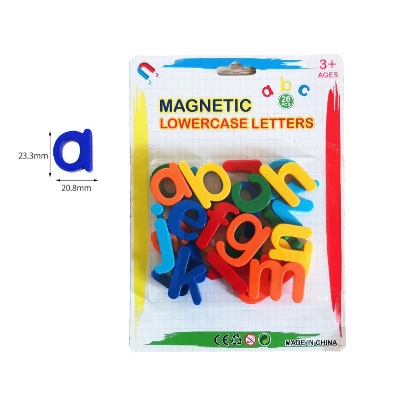 Educational Magnetic Learning Alphabet Numbers Refrigerator Plastic Figures Letters Toddlers Kids Learning Spelling Counting Toys