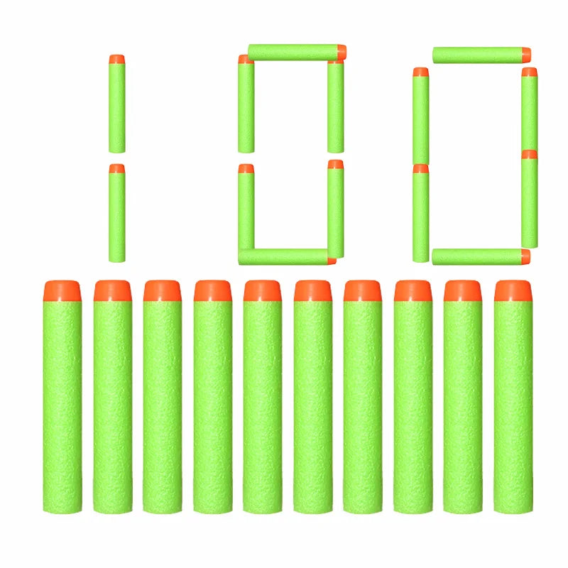 Electric Darts Airsoft Nerf Gun Blaster Toy for Boys Children 7.2cm Foam Safe Bullets Magazine Darts and Target
