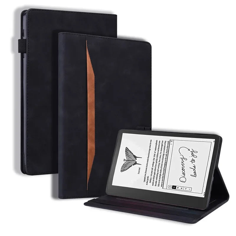 Luxury Leather Wallet Stand Case for Amazon Kindle Scribe 10.2 inch Fashion Protective Cover Scribe 2022 Released Many Colors to Choose From