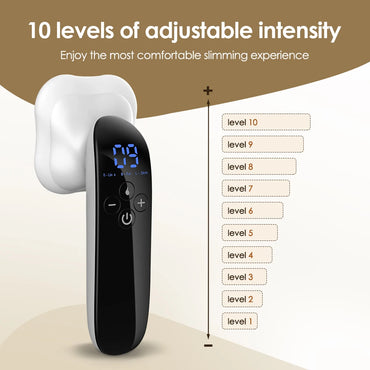 Cordless Electric Fat Remover Body Sculpting and Slimming Massager for Belly Waist Arm Legs Butt Full Body Lifting Tightening USB Charging Care Tool