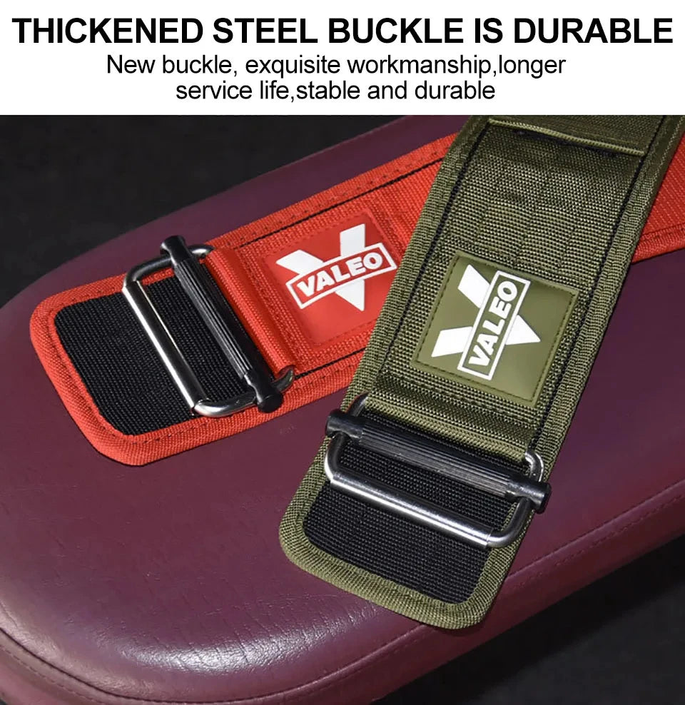 Adjustable Quick Locking Weightlifting Nylon Waist Back Belt for Men and Women Deadlifting Squatting Lifting Gym Powerlifting Back Support
