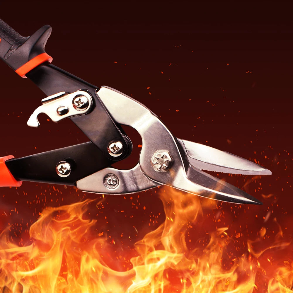 Multi-Directional Aviation Scissors Shears Tin Snips Metal Sheet Cutting Snip Cutter Industrial Professional Hand Tools