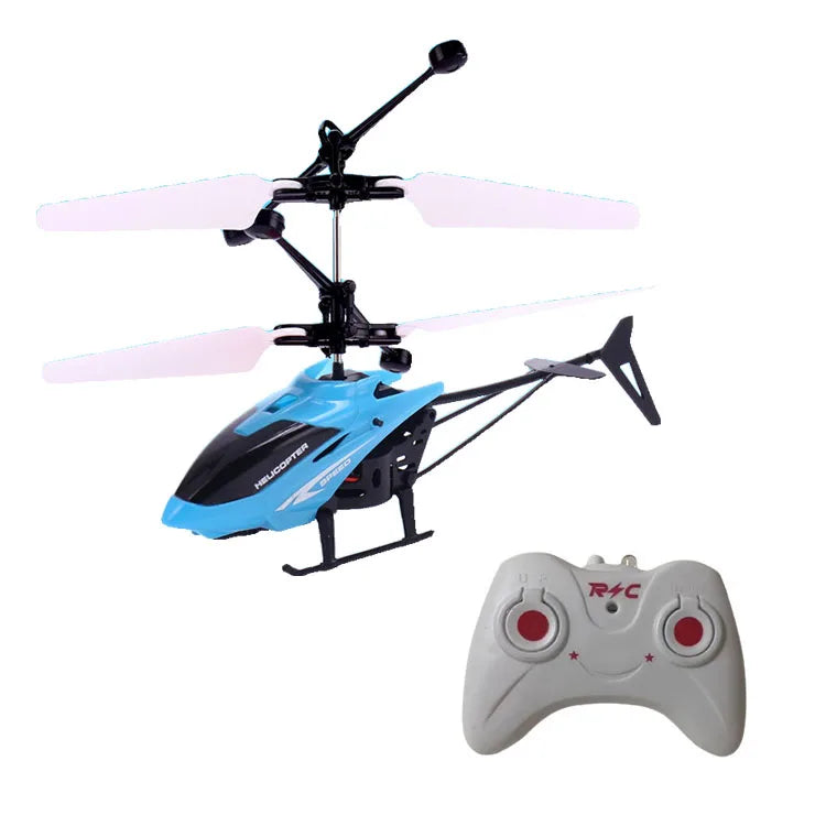 Mini RC Remote Control Helicopter Drone Safe Fall-Resistant RC Rechargeable Drone Children Adults Toys
