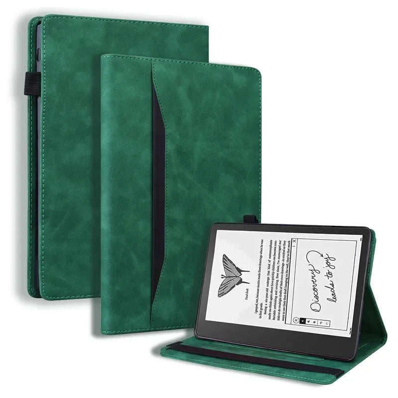 Luxury Leather Wallet Stand Case for Amazon Kindle Scribe 10.2 inch Fashion Protective Cover Scribe 2022 Released Many Colors to Choose From