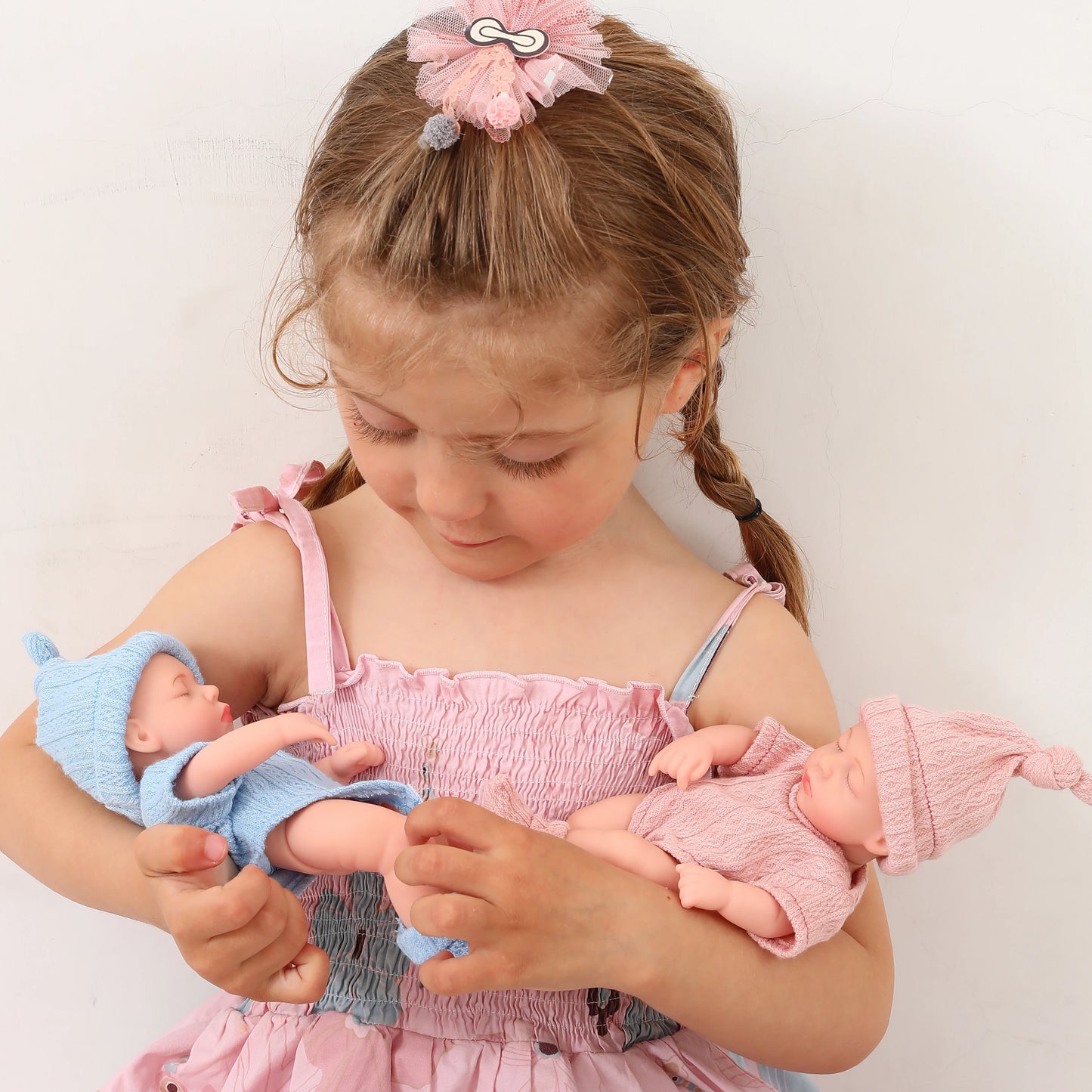Cute Dress Up Silicone Baby Doll Toys Waterproof Vinyl Bebe Cute Mini Reborn Doll For Girls Birthday Great Gift 20cm