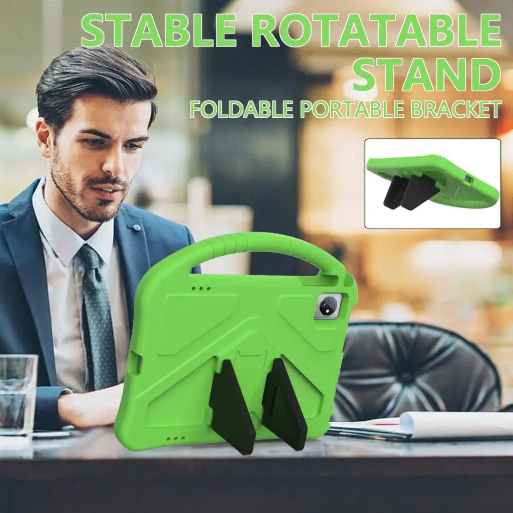 Durable EVA Handle Case for Motorola Moto Tab G70 11.0 inch Tablet PC Kids Safety Shockproof Cover with Rear Kickstand