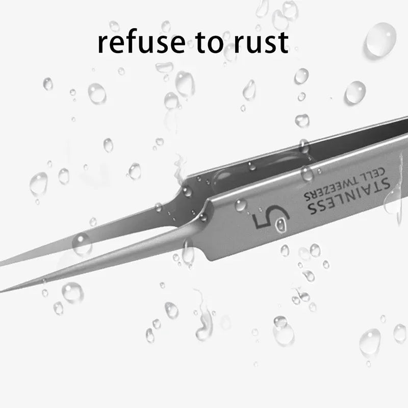 Acne Blackhead Remover Tools for Pimples Blackheads German Ultra Fine No. 5  Special Clip Tweezers Beauty Face Health Salon