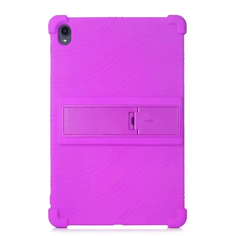 Durable Soft Silicone Case for Nokia T21 T20 T10 Tablets with Kickstand Kids Shockproof Protector Cover