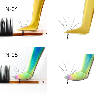 Stainless Steel Eyelashes Extension Eyebrow Tweezers Makeup Stainless Steel Eyelash Accurate Clip