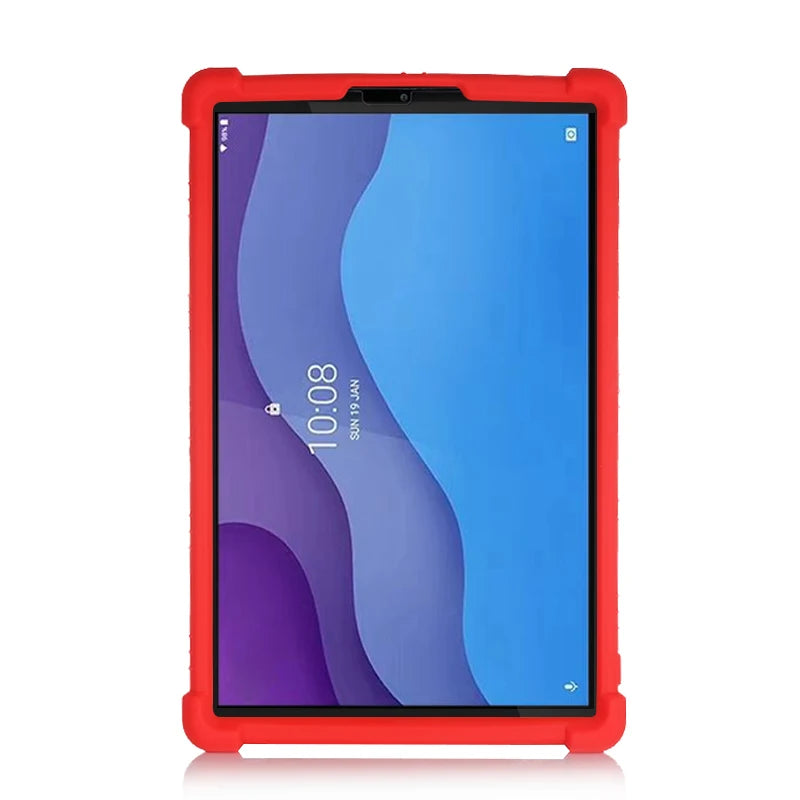 Silicone Shockproof Case with Kickstand for Motorola Moto Tab G70 G62 Tablet Stand Protector Cover