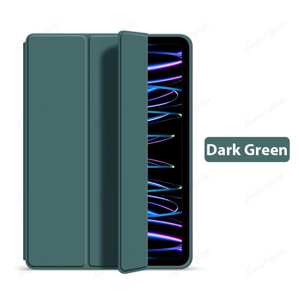 Durable Silicone Case for Apple iPad Pro 13 12.9, iPad Pro 11, iPad Air 13 11 6 5 4 3 and iPad Mini 6 5 4 Tablet Protective Cover