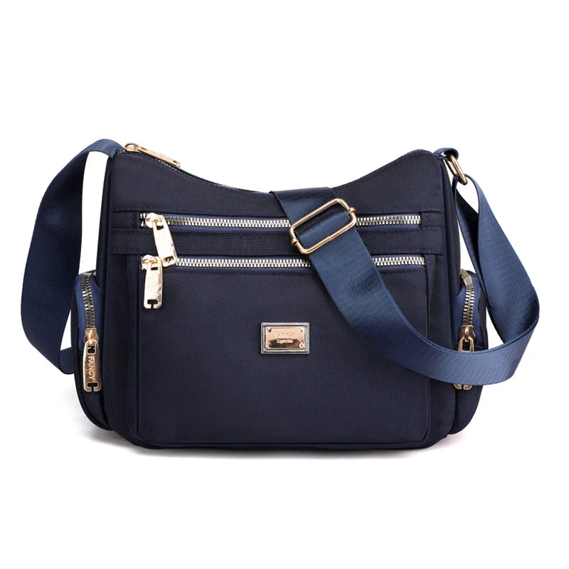 Waterproof Nylon Satchel Crossbody Shoulder Purse Handbag for Women Messenger Bags