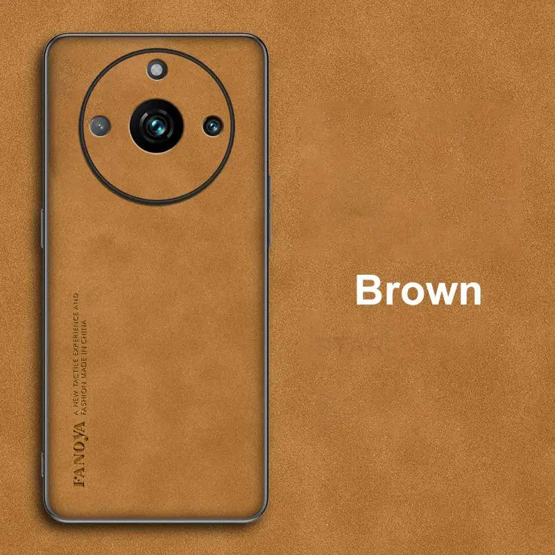 Elegant Leather Phone Case for Realme 11 10 9 8 Pro Plus, GT Neo 2 3 Protective Shockproof Cover