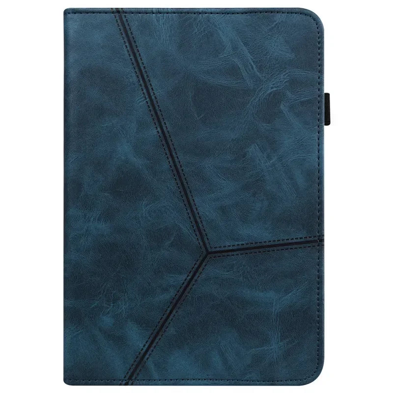 Luxury Leather Case Cover for Samsung Galaxy Tab S10 Plus S9 Fe S9 Plus Built in Wallet Stand Features Strap Protection