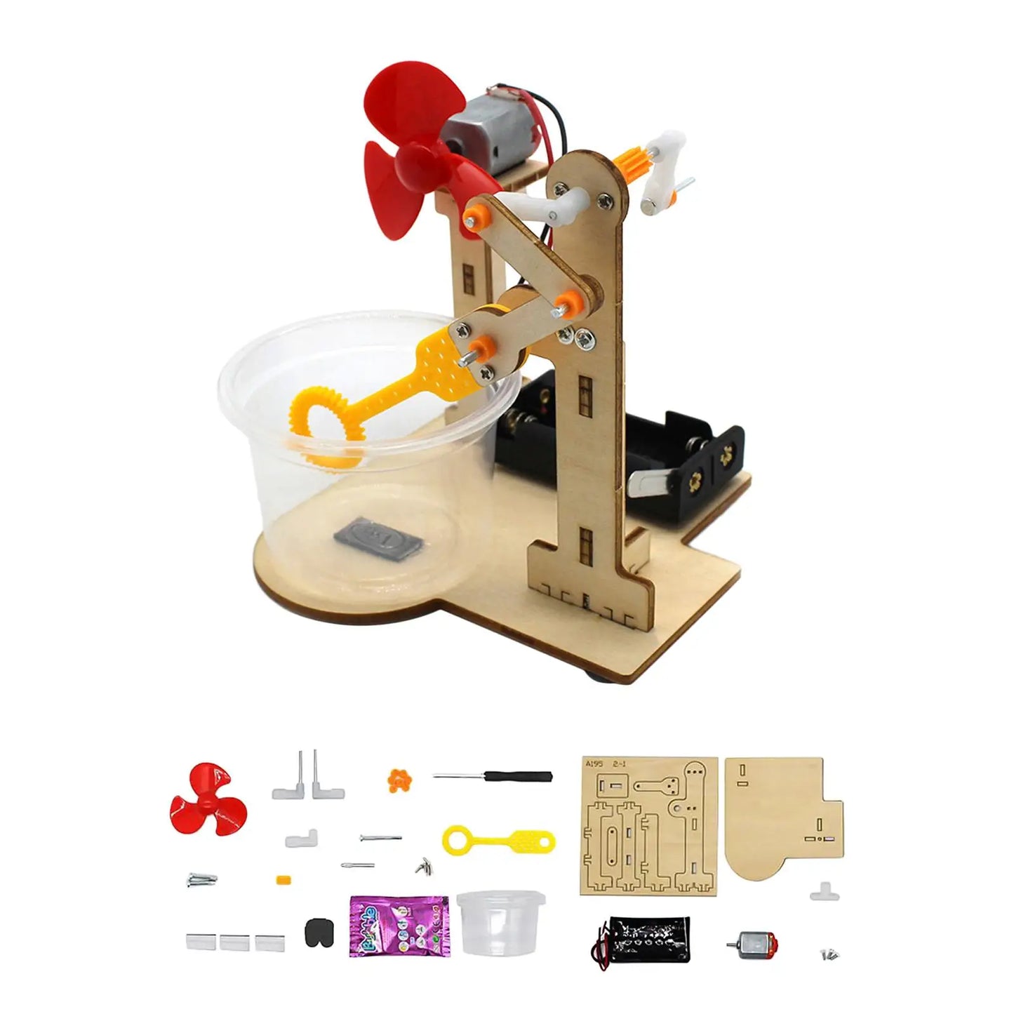 Early Learning Science Experiment Toy Technology Small Production Wooden Toy for Kids Girls Boys Students Teens