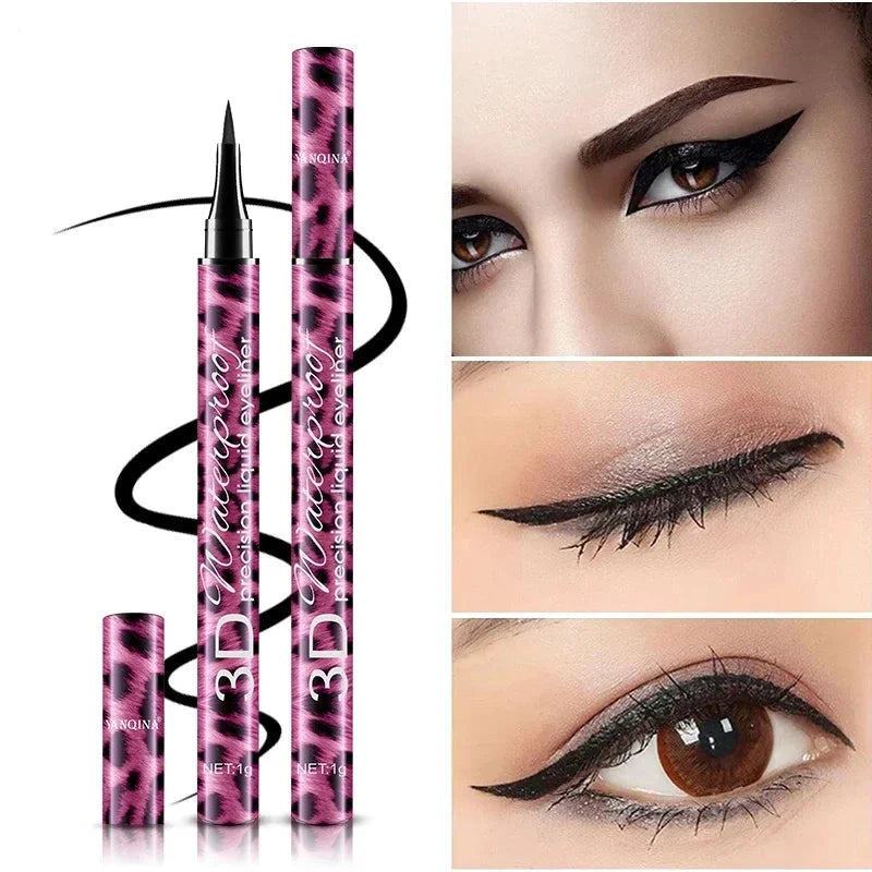 Beauty Set Liquid Eyeliner Pencil + 4D Waterproof Mascara Cosmetics Kit Eye Liner Thick Curling Mascara Eyebrow Pencil Eyes Makeup