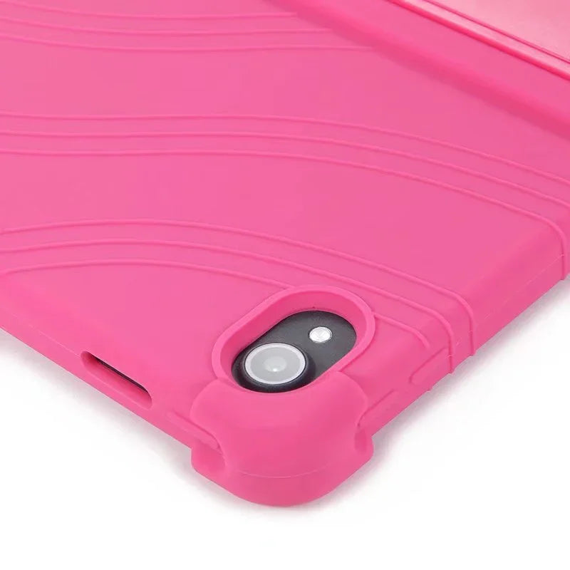 Durable Soft Silicone Case for Nokia T21 T20 T10 Tablets with Kickstand Kids Shockproof Protector Cover