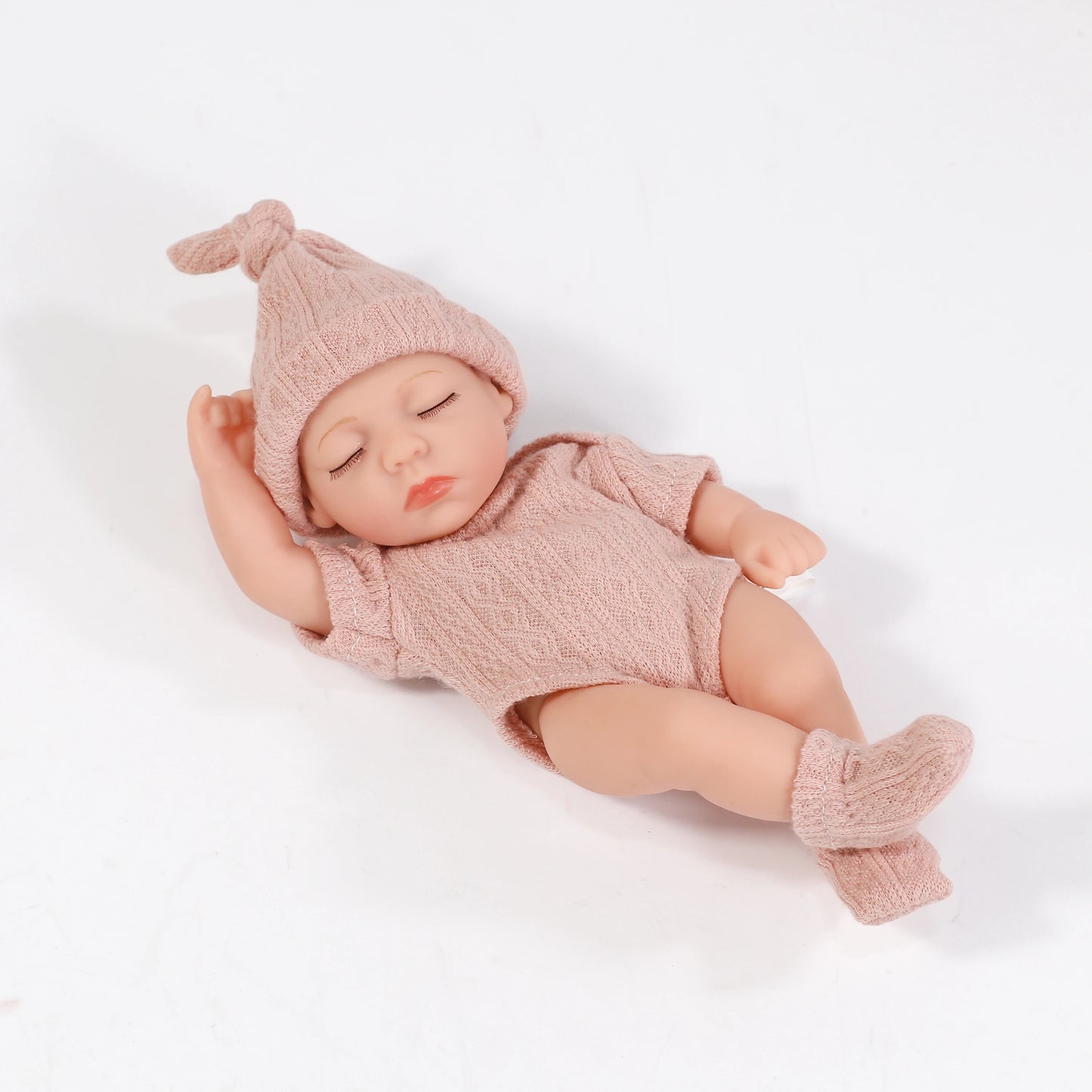 Cute Dress Up Silicone Baby Doll Toys Waterproof Vinyl Bebe Cute Mini Reborn Doll For Girls Birthday Great Gift 20cm