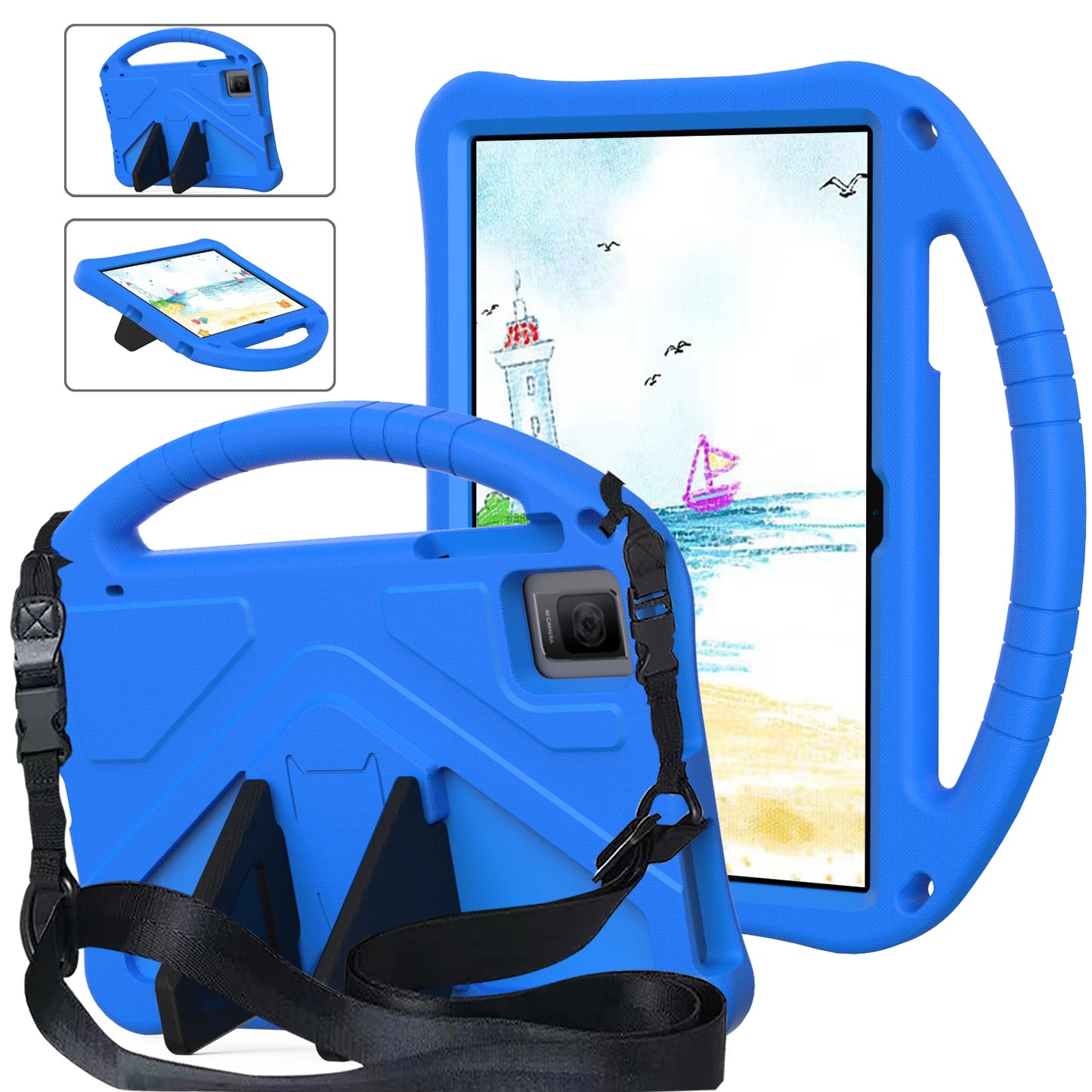 Durable EVA Handle Case for Acer Iconia Tab P10 10.4" Inch Tablet PC Kids Safety Shockproof Cover with Rear Kickstand