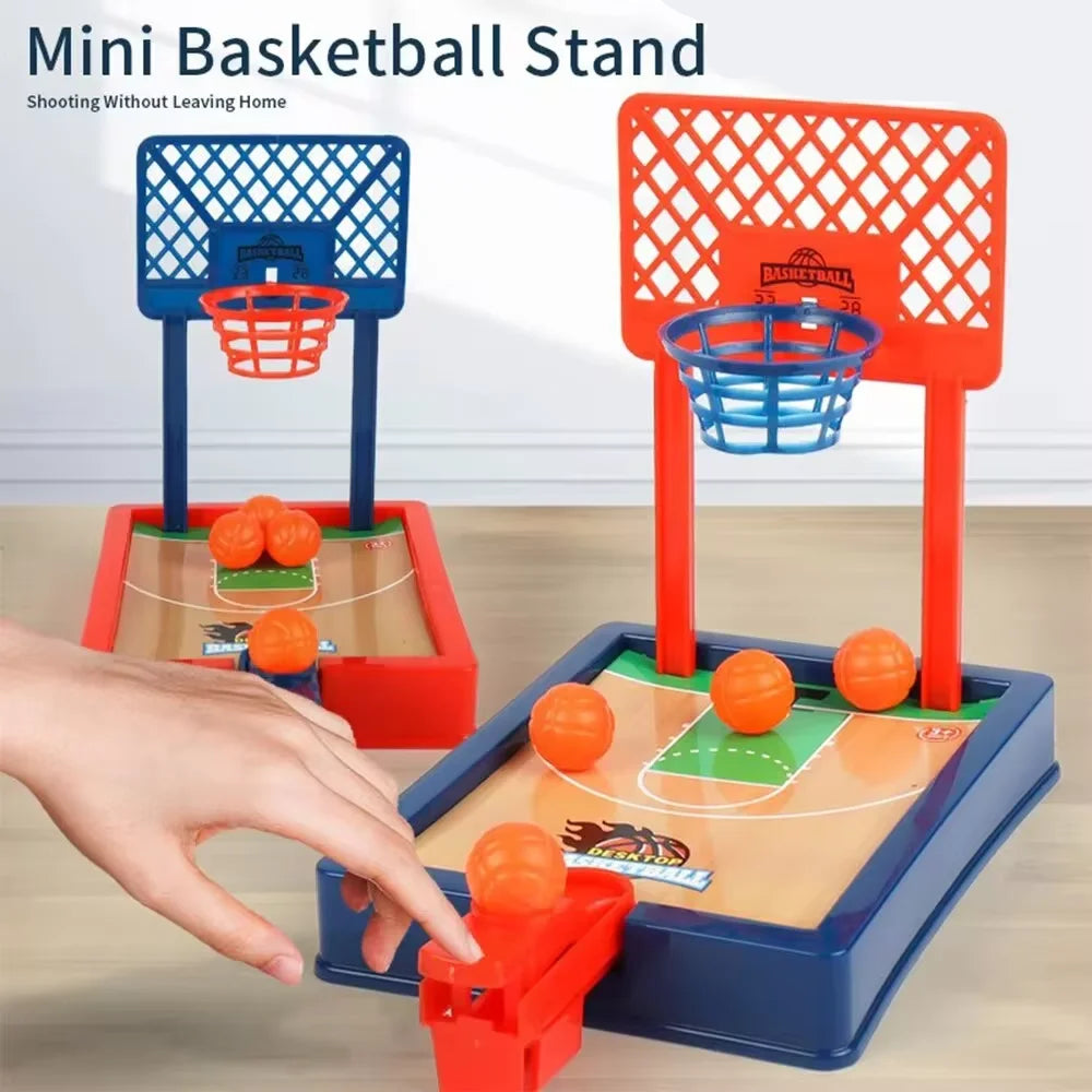 Desktop Mini Basketball Shooting Game Portable Travel Office Suitable for Indoor or Outdoor Use Fun Toys