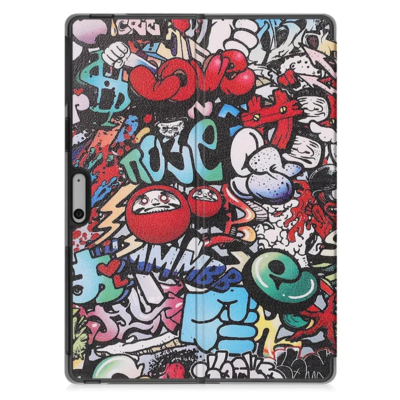 Durable Polycarbonate Plastic Case for Microsoft Surface Pro 11 10 9 Case 13 Inch Flip Stand Hard PC Back Tablet Cover