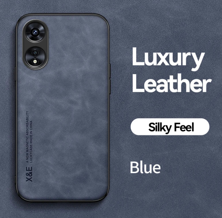 Luxury Leather Phone Case for OPPO A98 A96 A94 A78 A58 A57 A57s A17 Magnetic Protective Cover