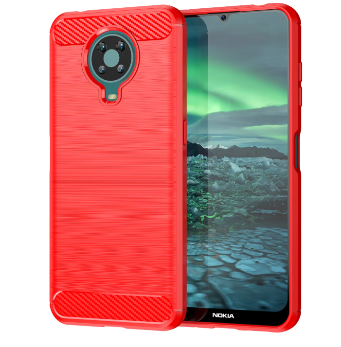 Modern Carbon Fiber Silicone Phone Case for Nokia G400 G60 G50 G21 G20 G11 G10 Brushed Texture Protective Back Cover Case