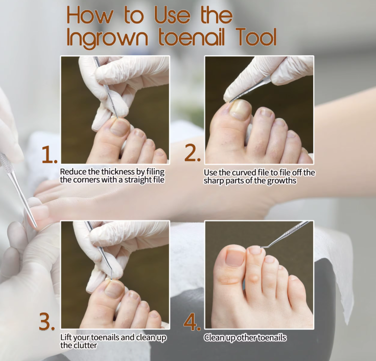 Stainless Steel Professional Grade Concave Nail Clippers for Thick Nails and Ingrown Toenails Sharp Curved Blade for Easy Trimming File Tool