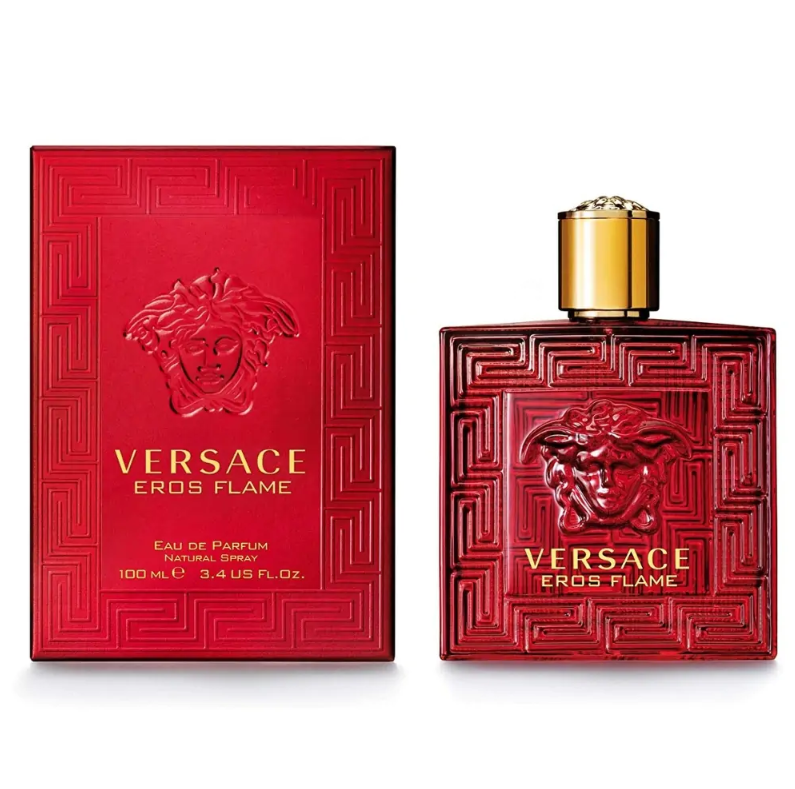 Versace Eros Flame by Gianni Versace Eau de Parfum 3.4 oz / 100ml - Spicy Woody Citrus Luxury Men's Fragrance