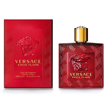 Versace Eros Flame by Gianni Versace Eau de Parfum 3.4 oz / 100ml - Spicy Woody Citrus Luxury Men's Fragrance