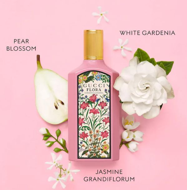 Gucci Flora Gorgeous Gardenia Eau de Parfum for Women 3.3 oz / 100ml - Floral Fruity Premium Perfume