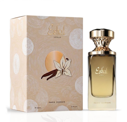 Paris Corner Eshal Vanilla Eau de Parfum for Women 3.4oz / 100ml - Deluxe Floral Sweet Perfume