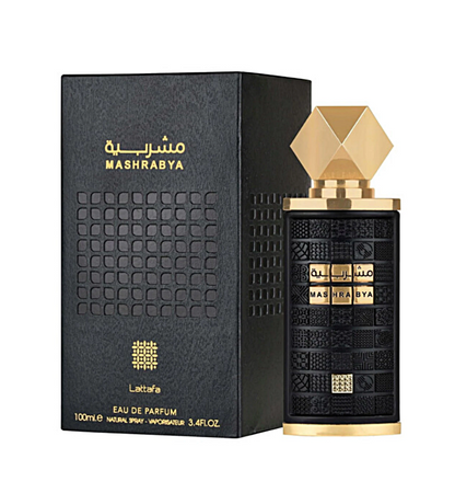 Lattafa Mashrabya Eau de Parfum 3.4 Fl Oz / 100ml - Exquisite Sweet Spicy Smoky Unisex Fragrance