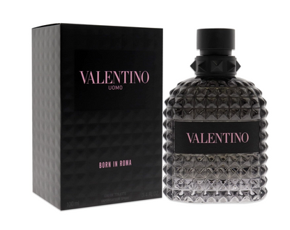 Valentino Uomo Born In Roma Eau De Toilette for Men 3.4 oz / 100ml - Luxury Woody Cologne