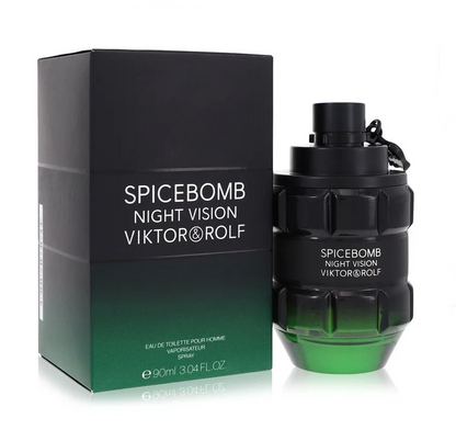 Viktor & Rolf Spicebomb Night Vision Eau de Parfum Spray 3.04 oz / 90ml - Luxury Citrus Woody Men's Fragrance