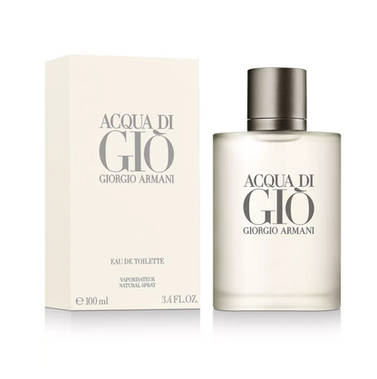 Giorgio Armani Acqua Di Gio Eau De Toilette for Men 3.4 oz / 100ml - Fresh Aquatic Citrus Woody Fragrance Cologne