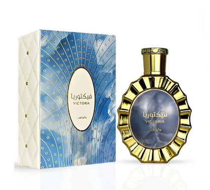 Lattafa Victoria Eau de Parfum 3.4 Fl Oz / 100ml - Premium Citrus Creamy Floral Unisex Fragrance