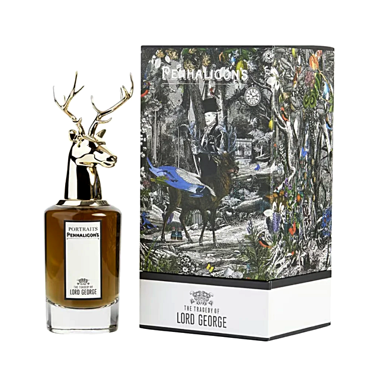 Penhaligon's The Tragedy of Lord George Eau de Parfum for Men 2.5 oz / 75ml - Premium Ambery Woody Fragrance