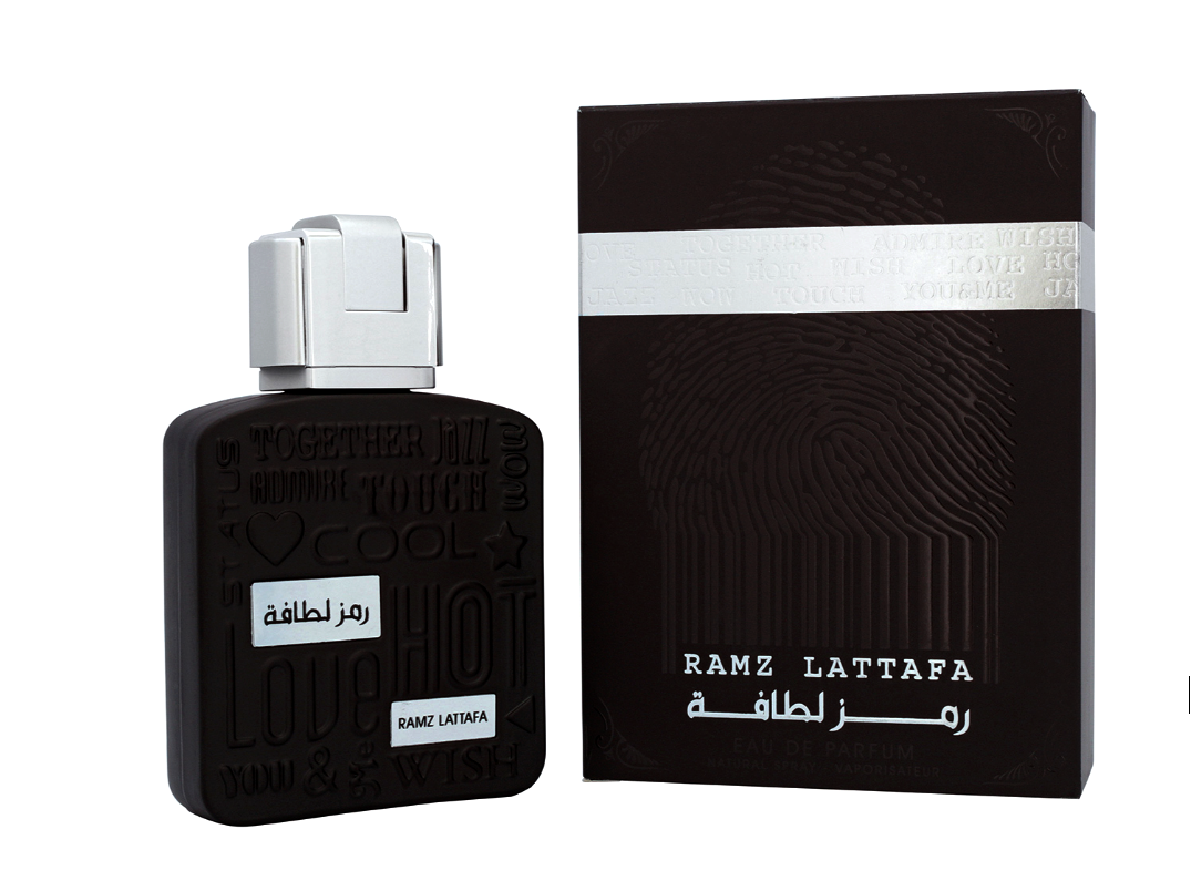 Ramz Lattafa Silver by Lattafa Eau de Parfum 3.4 Fl Oz / 100ml - Exquisite Fresh Aromatic Unisex Fragrance