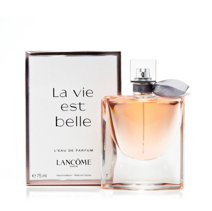 Lancôme La Vie Est Belle Eau De Parfum Spray for Women 2.5 oz / 75ml - Luxury Floral Fruity Fragrance
