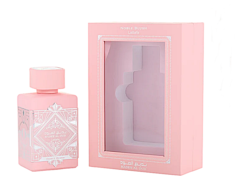 Lattafa Bade’e Al Oud Noble Blush Eau de Parfum for Women 3.4oz / 100ml - Deluxe Creamy Sweet Floral Perfume