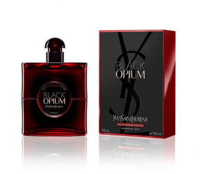 Yves Saint Laurent YSL Black Opium Over Red Eau De Parfum Spray for Women 3 oz / 90ml - Luxury Perfume Fragrance