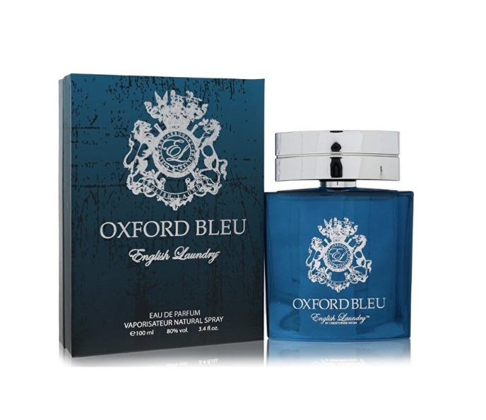 English Laundry Oxford Bleu Eau de Parfum Spray 3.4 oz / 100ml - Exquisite Floral Woody Men's Fragrance