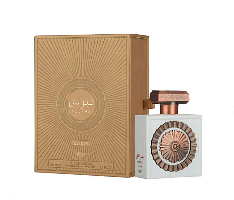 Lattafa Pride Nebras Elixir Eau de Parfum 3.4 Fl Oz / 100ml - Lovely Sweet Musky Unisex Fragrance