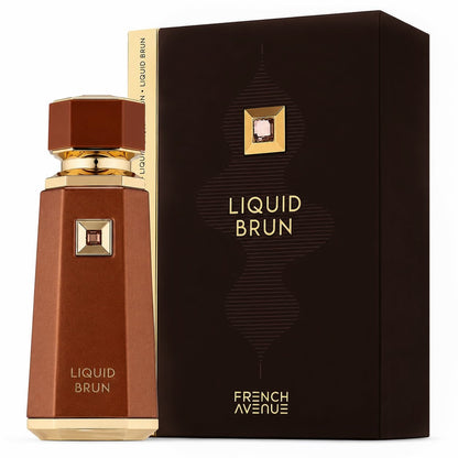 French Avenue Liquid Brun Eau de Parfum 3.4 Fl Oz / 100ml - Exquisite Amber Woody Men's Fragrance